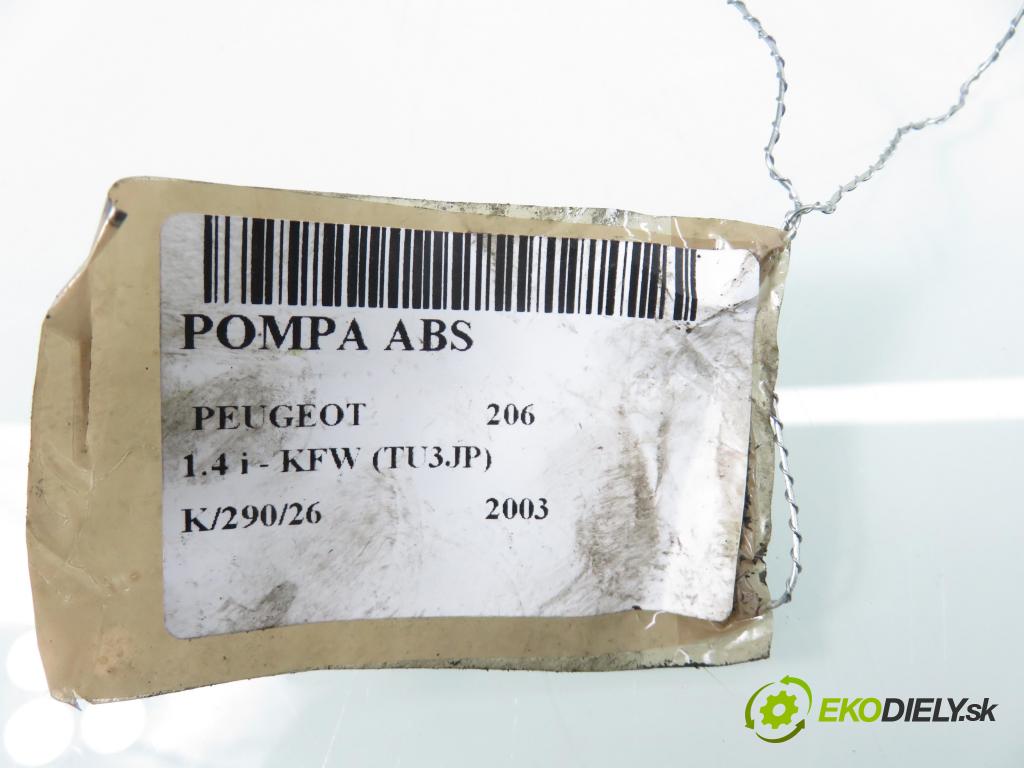 PEUGEOT 206 liftback (2A/C) HB 2003 55,00 1.4 i - KFW (TU3JP) 1360,00 pumpa ABS 9632539480 ; 10094811083 ; 10020806902 (Pumpa ABS)