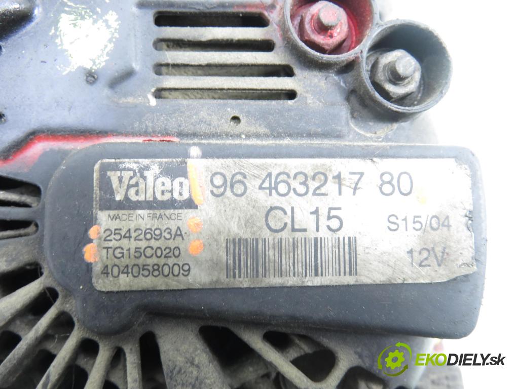 PEUGEOT 307 Break (3E) KOMBI 2003 66,00 2.0 HDI 90 - RHY (DW10TD) 1997,00 Alternátor 9646321780 ; 2542693A ; TG15C020 (Alternátor)