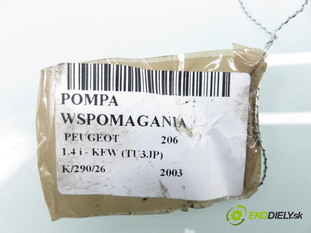 PEUGEOT 206 liftback (2A/C) HB 2003 55,00 1.4 75 - KFW 1360,00 Pumpa servočerpadlo 9636868880 ; 26079836 (Servočerpadlo)