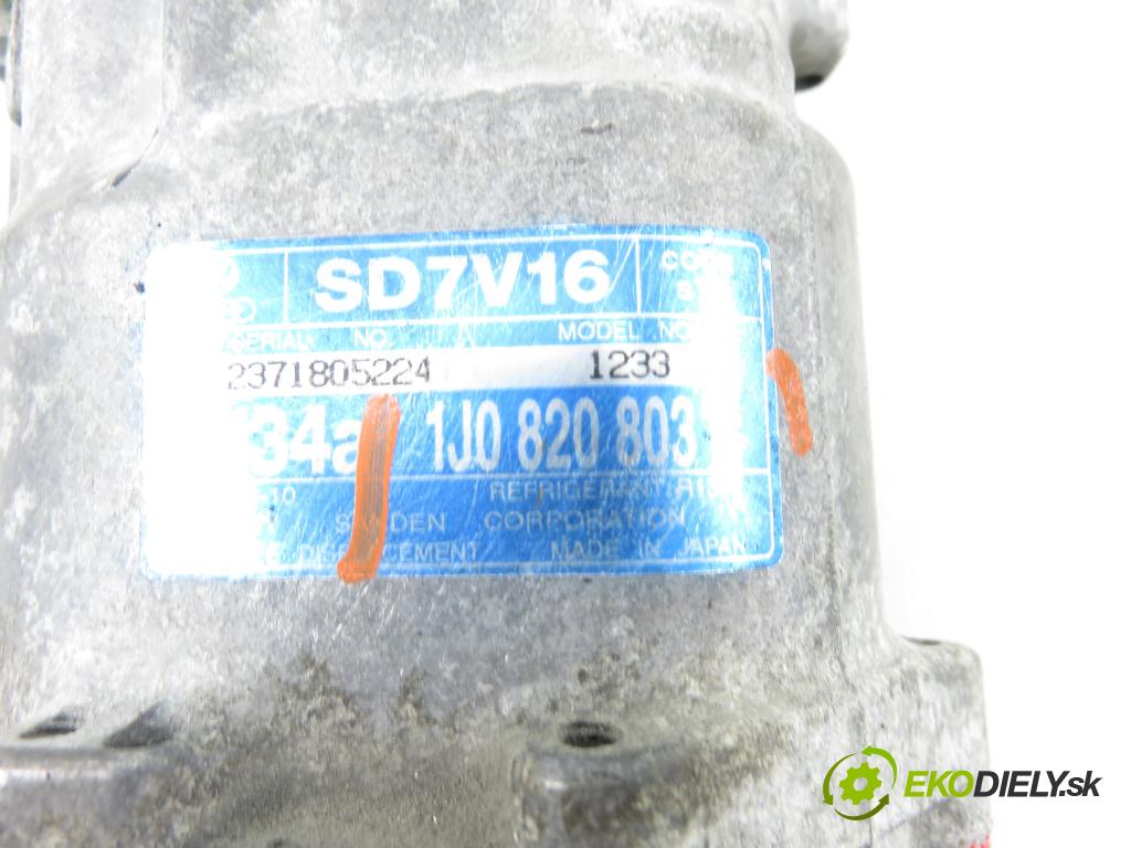 VW GOLF IV Variant (1J5) KOMBI 2002 74,00 1.9 TDI PD 101 - AXR 1896,00 KOMPRESOR: klimatizace 1J0820803K (Kompresor klimatizace)