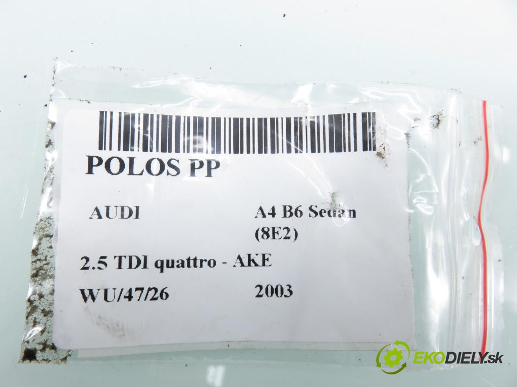 AUDI A4 (8E2, B6) SEDAN 2003 132,00 2.5 TDI V6 180 quattro - AKE 2496,00 poloos PP 8E0407272S