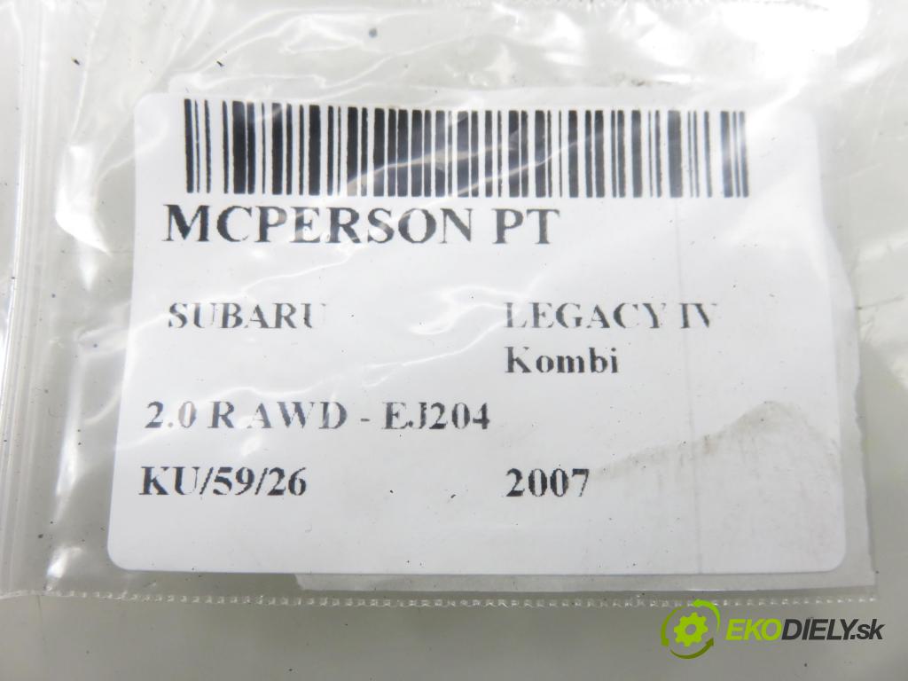 SUBARU LEGACY IV Kombi (BP) KOMBI 2007 121,00 2.0 16V DOHC AWD (BP5) - EJ204 EJ20F BiFuel 1994,00 MCPERSON PT