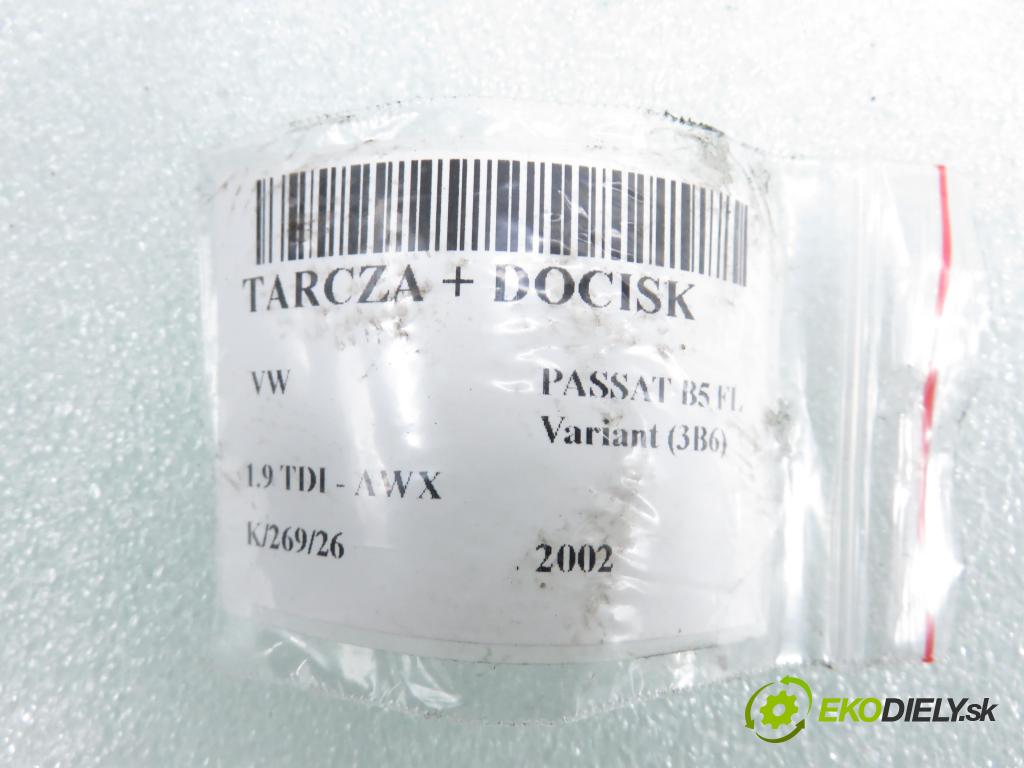 VW PASSAT B5.5 Variant (3B6) KOMBI 2002 96,00 1.9 TDI - AWX 1896,00 lamela kotouč + DOCISK 123032411 ; 323072710