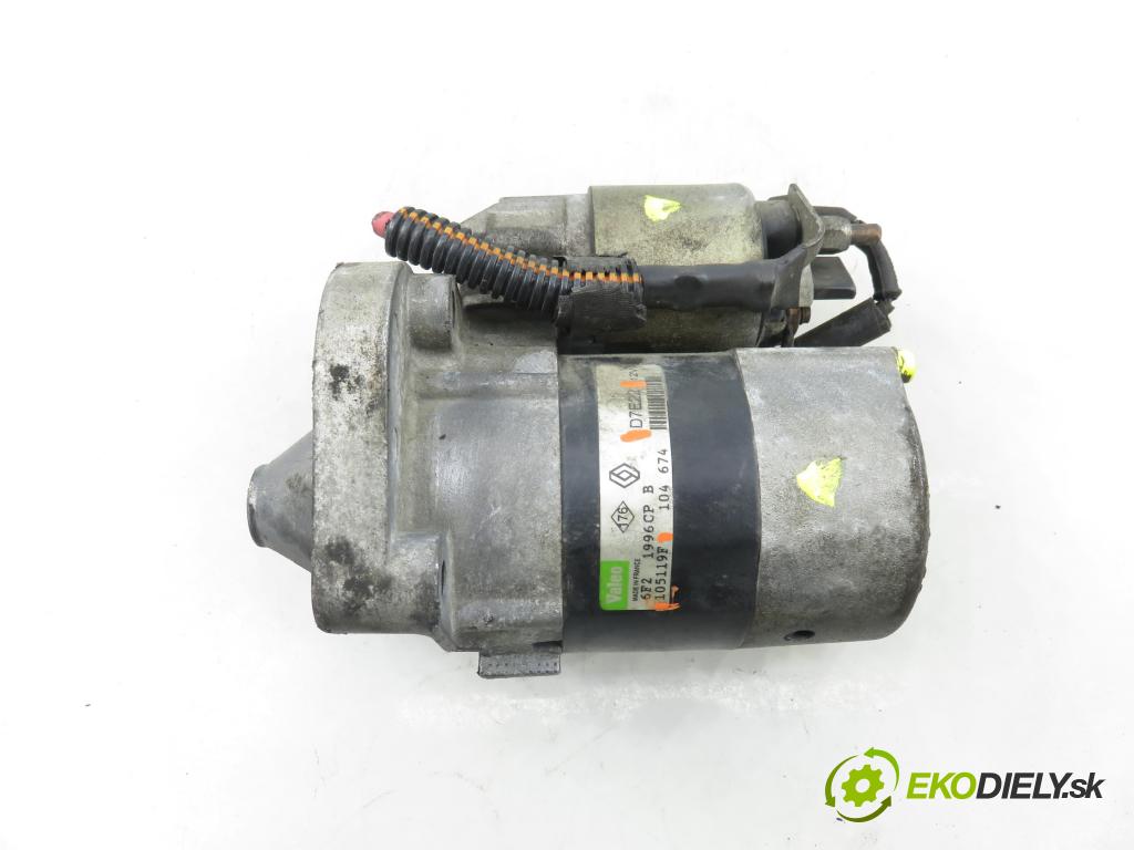 RENAULT SCENIC I (JA0/1_) MINIVAN 2002 0,00 1.6 - K4M 708 1598,00 startér D7E22 ; D7E22 (Startér)