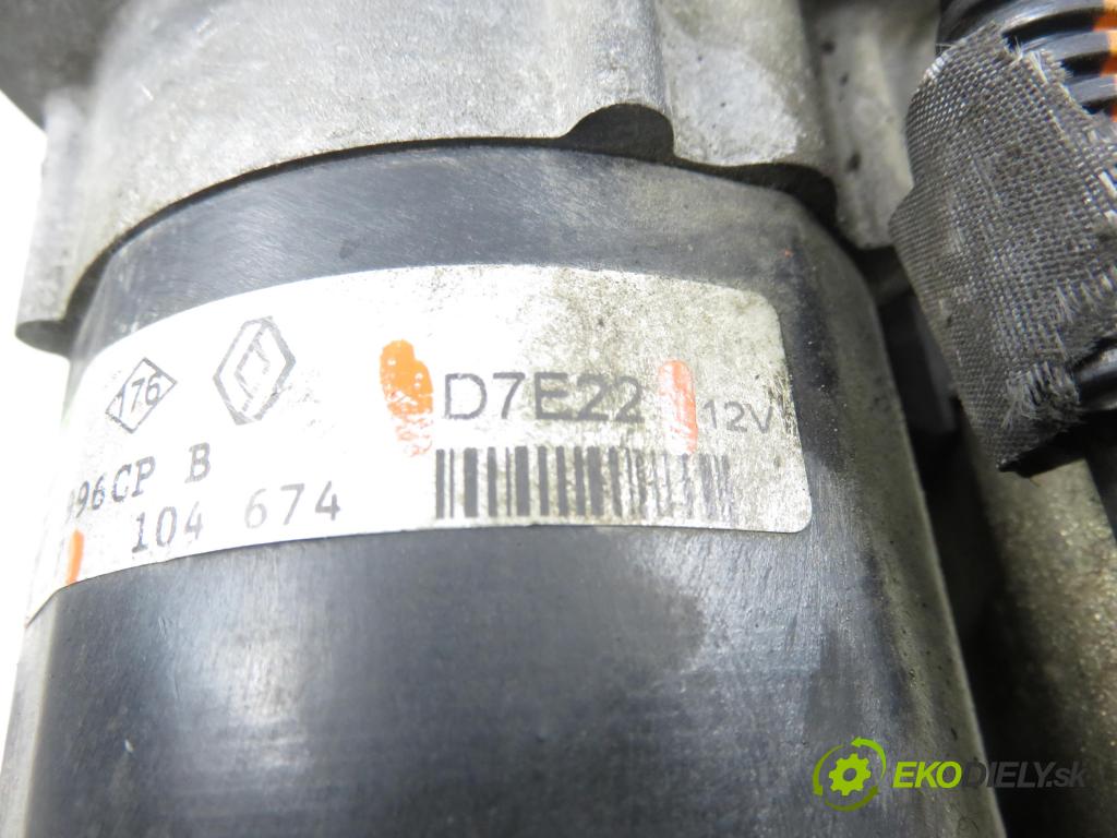 RENAULT SCENIC I (JA0/1_) MINIVAN 2002 0,00 1.6 - K4M 708 1598,00 Štartér D7E22 ; D7E22 (Štartér)