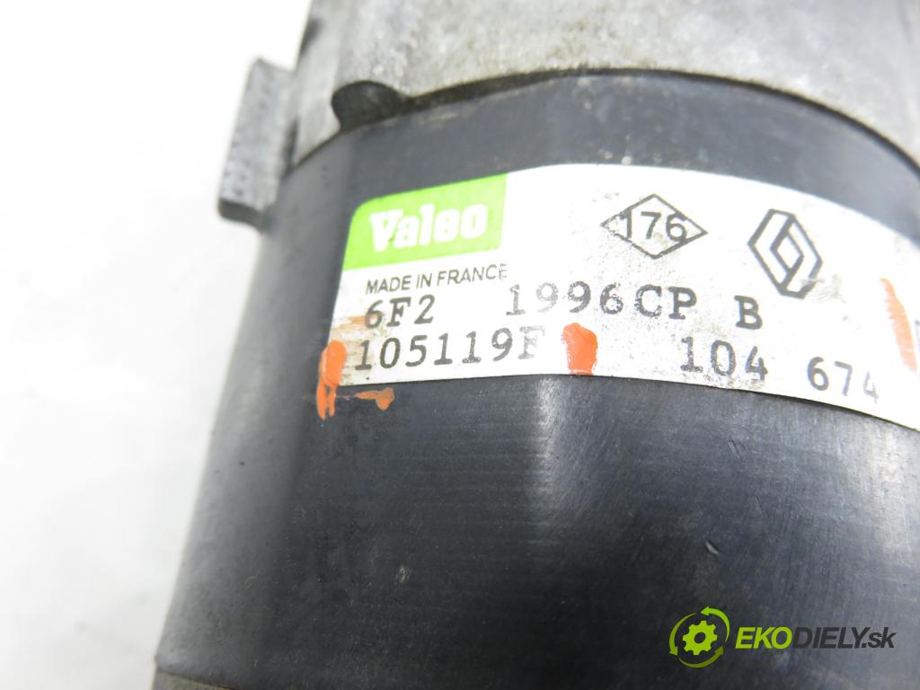 RENAULT SCENIC I (JA0/1_) MINIVAN 2002 0,00 1.6 - K4M 708 1598,00 Štartér D7E22 ; D7E22 (Štartér)