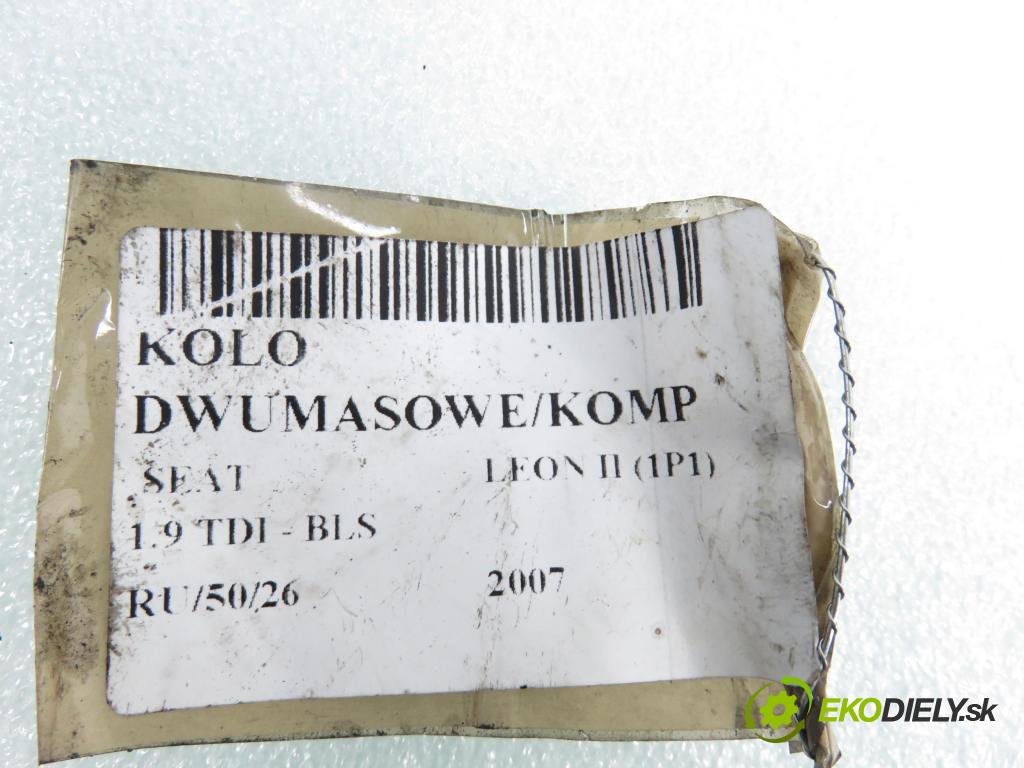 SEAT LEON (1P1) HB 2007 77,00 1.9 TDI - BLS 1896,00 řemenice DUAL MASS / COMP 3082001409 ; 1864001694 ; 2289000299