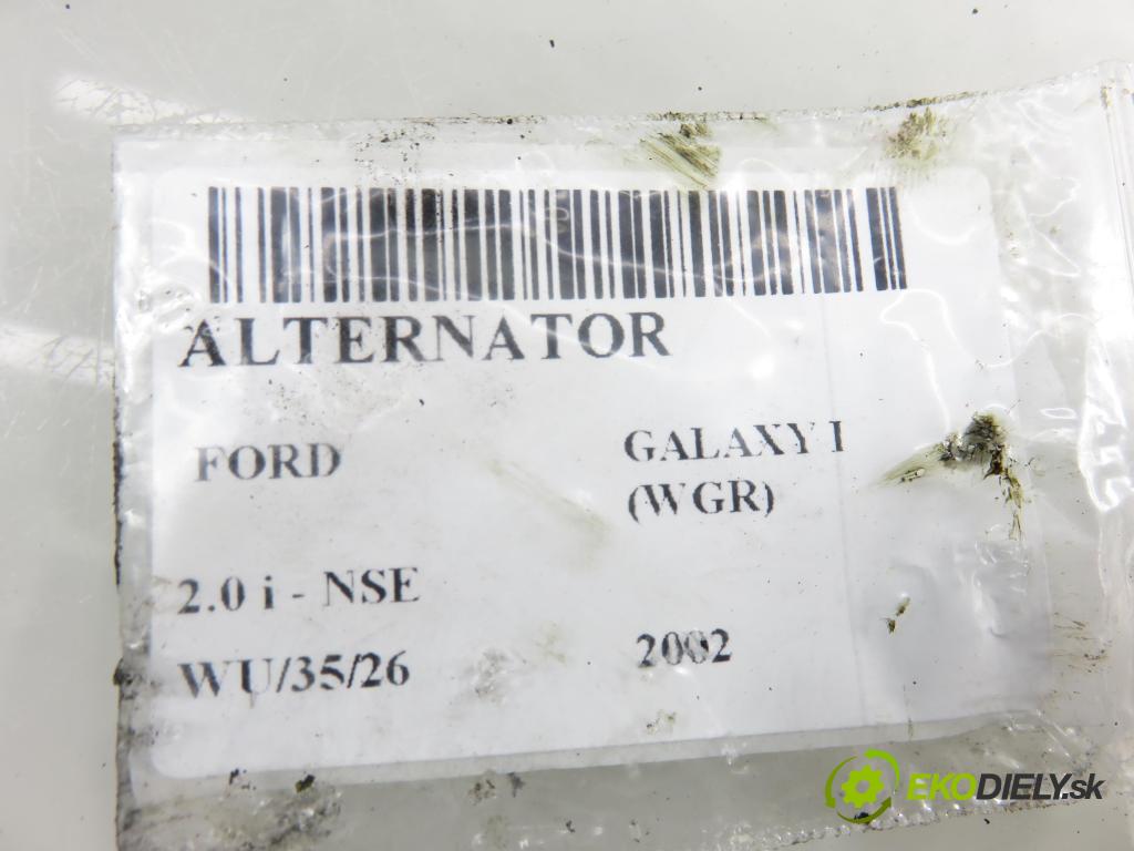 FORD GALAXY (WGR) MINIVAN 2002 85,00 2.0 i DOHC 116 - NSE 1998,00 Alternátor C542461R ; 437339 (Alternátor)