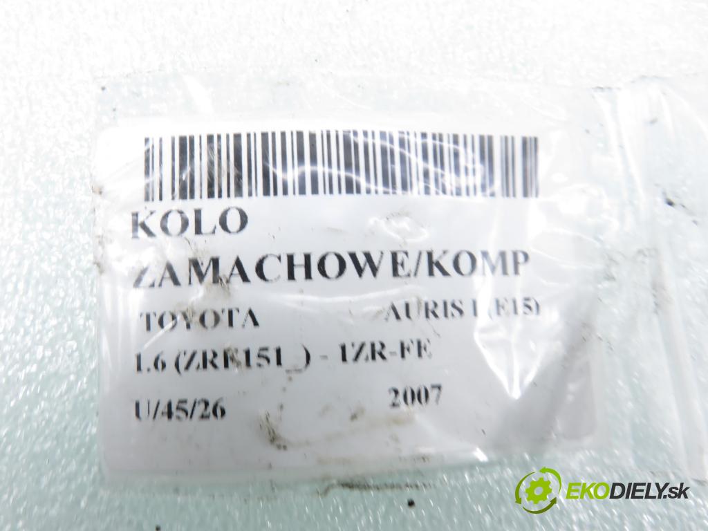 TOYOTA AURIS (_E15_) HB 2007 91,00 1.6 Dual-VVTi 124 - 1ZR-FE 1598,00 řemenice zotrvačník: