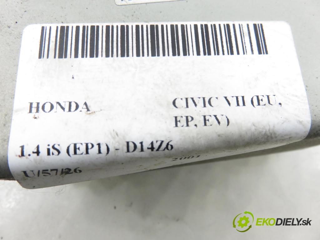 HONDA CIVIC VII Hatchback (EU, EP, EV) HB 2001 66,00 1.4 iS (EP1) 90 - D14Z6 1396,00 Riadiaca jednotka servočerpadlo 39980S6AG010M1 (Riadiaca jednotka)
