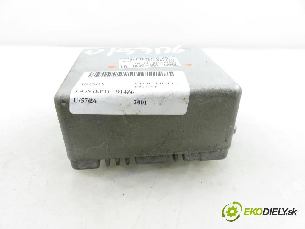 HONDA CIVIC VII Hatchback (EU, EP, EV) HB 2001 66,00 1.4 iS (EP1) 90 - D14Z6 1396,00 Riadiaca jednotka servočerpadlo 39980S6AG010M1 (Riadiaca jednotka)