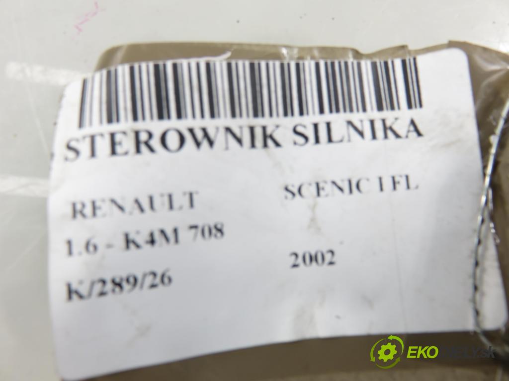 RENAULT SCENIC I (JA0/1_) MINIVAN 2002 0,00 1.6 - K4M 708 1598,00 Riadiaca jednotka Motor S118301113 ; 8200214973 ; 8200080285