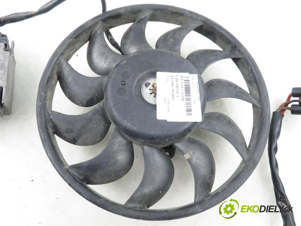 AUDI A4 (8E2, B6) SEDAN 2003 132,00 2.5 TDI V6 180 quattro - AKE 2496,00 ventilátor chladič PODNEBÍ / VODA 8E0121205T ; 8E0959501F
