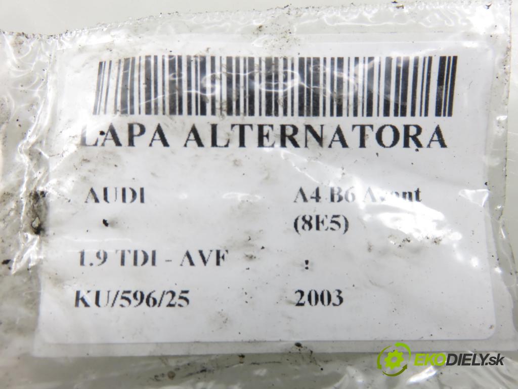 AUDI A4 Avant (8E5, B6) KOMBI 2003 96,00 1.9 TDI PD 130 - AVF 1896,00 Uchytenie alternátora 038903143AE