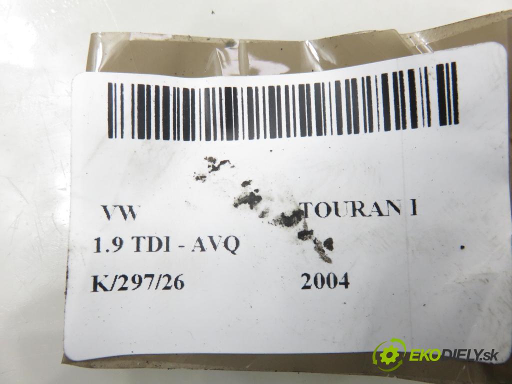 VW TOURAN (1T1, 1T2) MINIVAN 2004 74,00 1.9 TDI PD 100 - AVQ 1896,00 Webasto 1K0815065H ; 9004573H (Webasto (nezávislé topení))