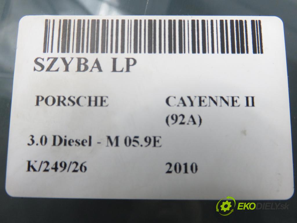 PORSCHE CAYENNE II (92A) SUV 2010 176,00 3.0 Diesel - M 05.9E 2967,00 okno LP