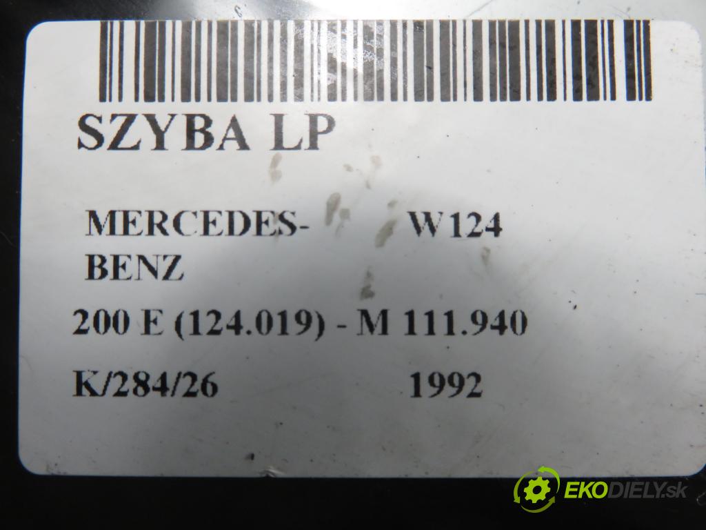 MERCEDES-BENZ Sedan (W124) SEDAN 1992 100,00 200 E (124.019) - M 111.940 1998,00 okno LP