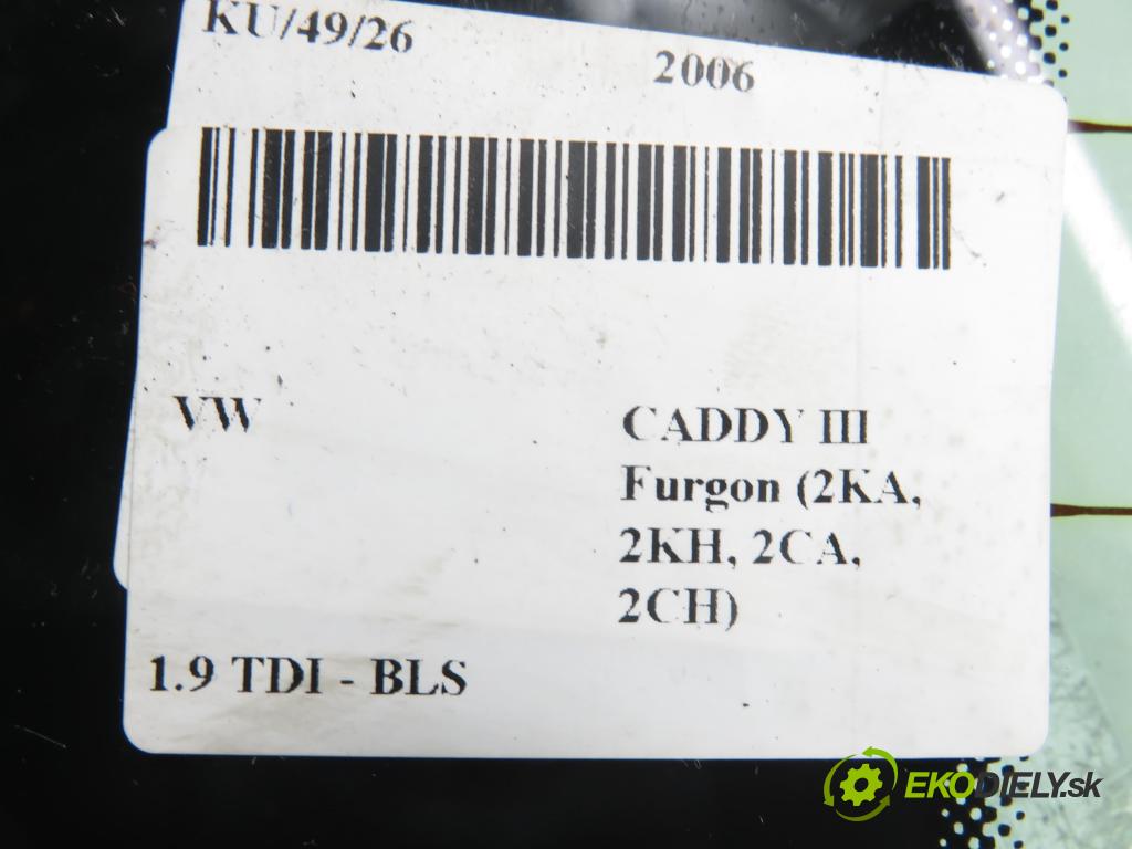 VW CADDY III Furgon (2KA, 2KH, 2CA, 2CH) FURGON 2006 77,00 1.9 TDI - BLS 1896,00 okno BRÁNKY levá strana