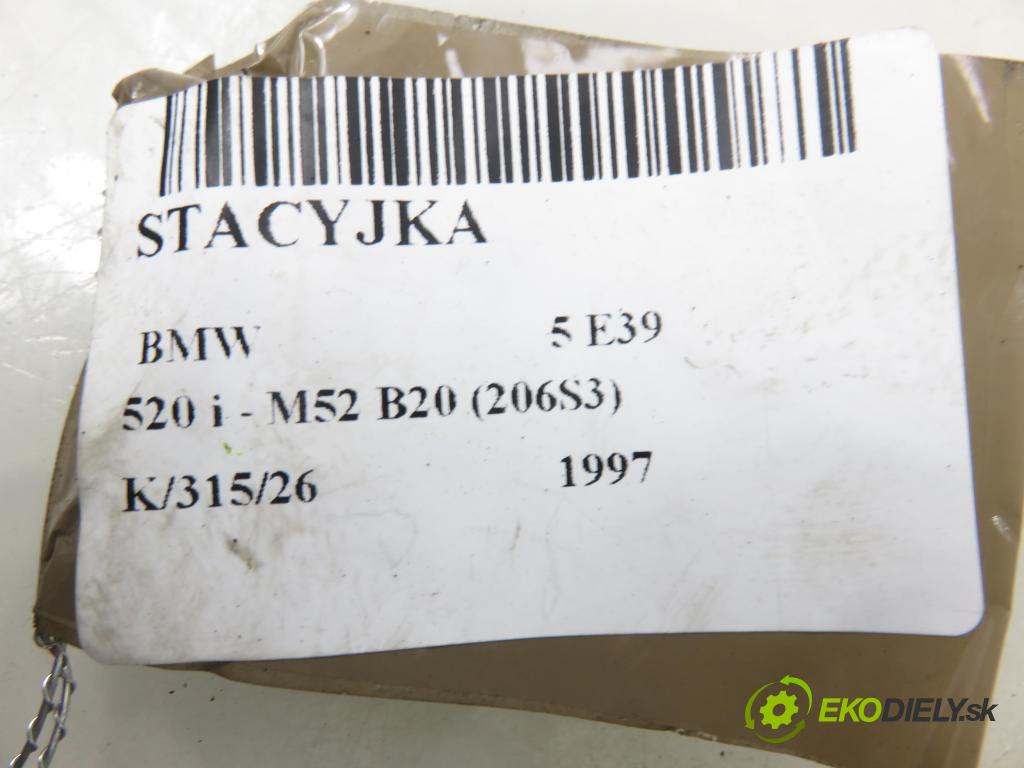 BMW 5 (E39) SEDAN 1997 110,00 520 i 150 - M52 B20 (206S3) 1991,00 zámok spínacej skrinky 8363099