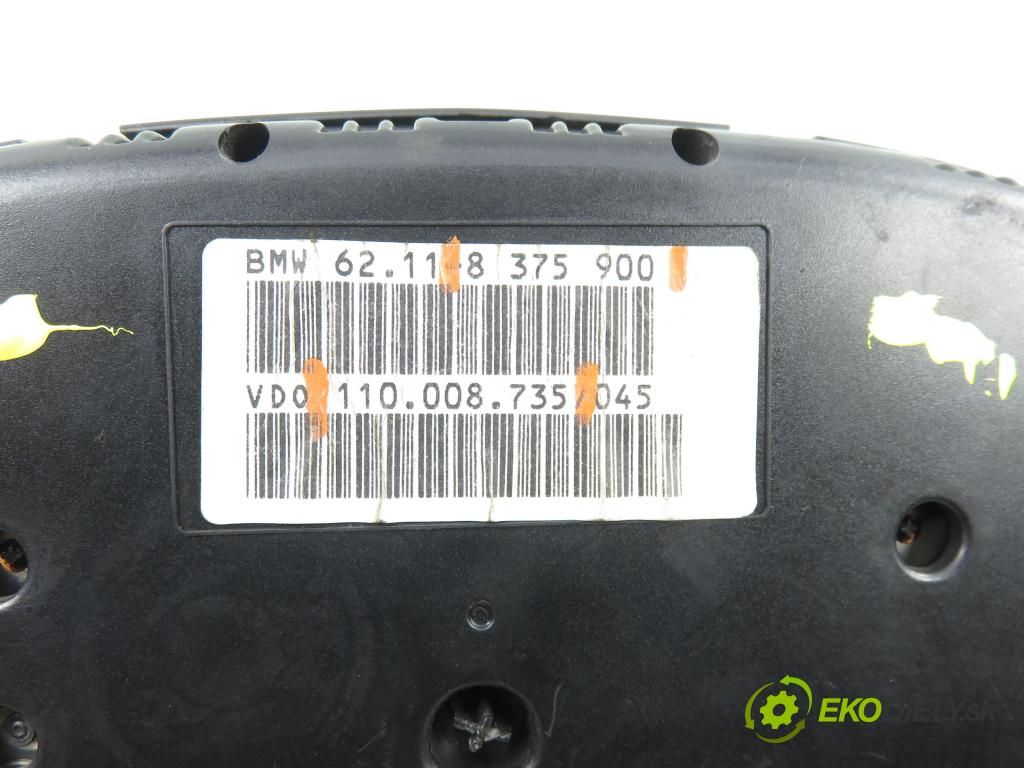 BMW 5 (E39) SEDAN 1997 110,00 520 i 150 - M52 B20 (206S3) 1991,00 prístrojovka elektrický 8375900 ; 110008735
