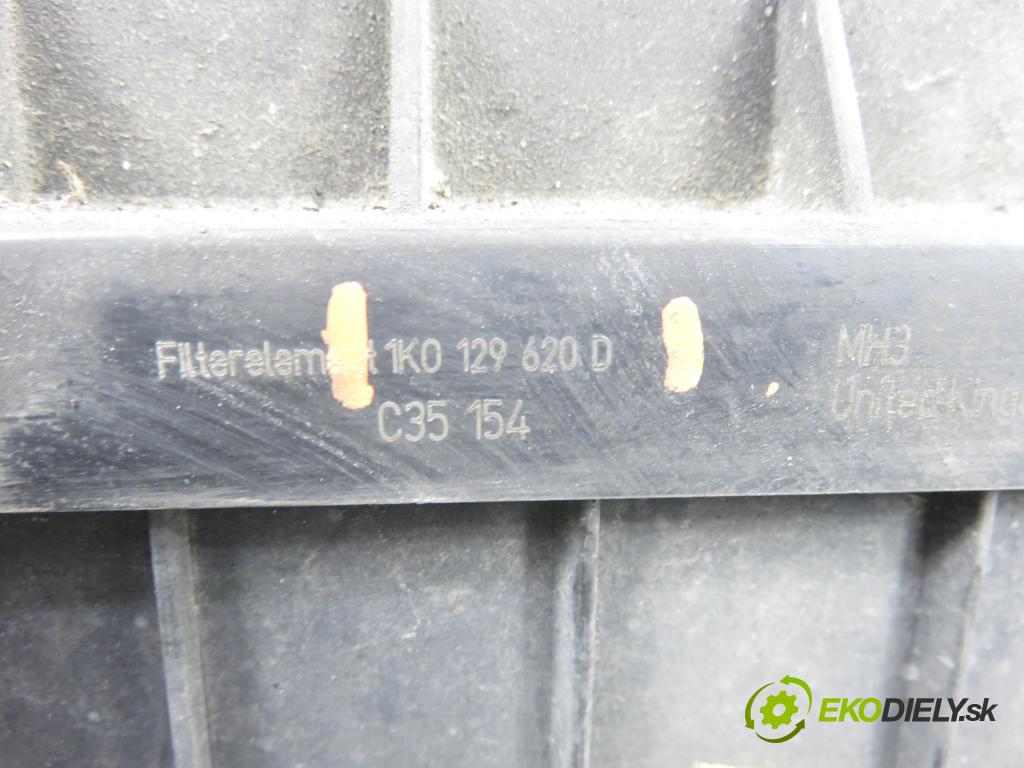 AUDI A3 (8P1) HB 2003 103,00 2.0 TDI PD 16V 140 1968,00 obal filtra vzduchu 1K0129607M ; 1K0129601AA ; 1K0129620D (Kryt vzduchového filtru)