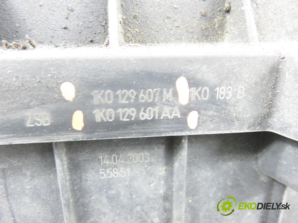 AUDI A3 (8P1) HB 2003 103,00 2.0 TDI PD 16V 140 1968,00 obal filtra vzduchu 1K0129607M ; 1K0129601AA ; 1K0129620D (Kryt vzduchového filtru)
