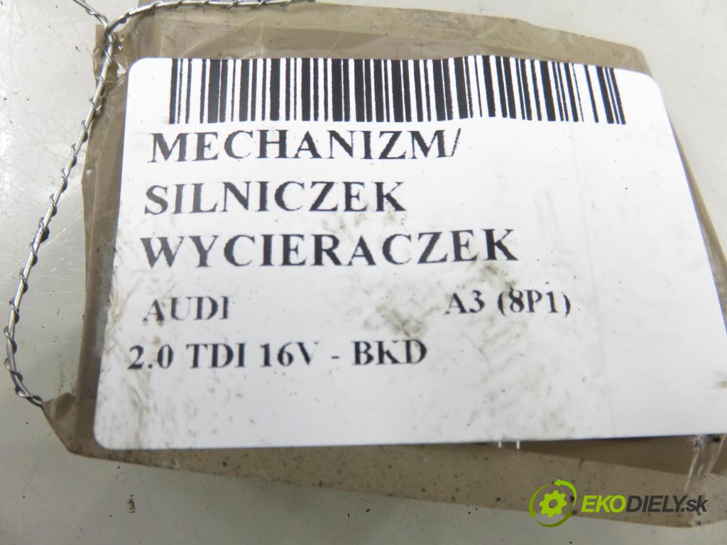 AUDI A3 (8P1) HB 2003 103,00 2.0 TDI PD 16V 140 1968,00 Motorček stieračov 8P1955023D ; 3397020644 ; 8P1955119A
