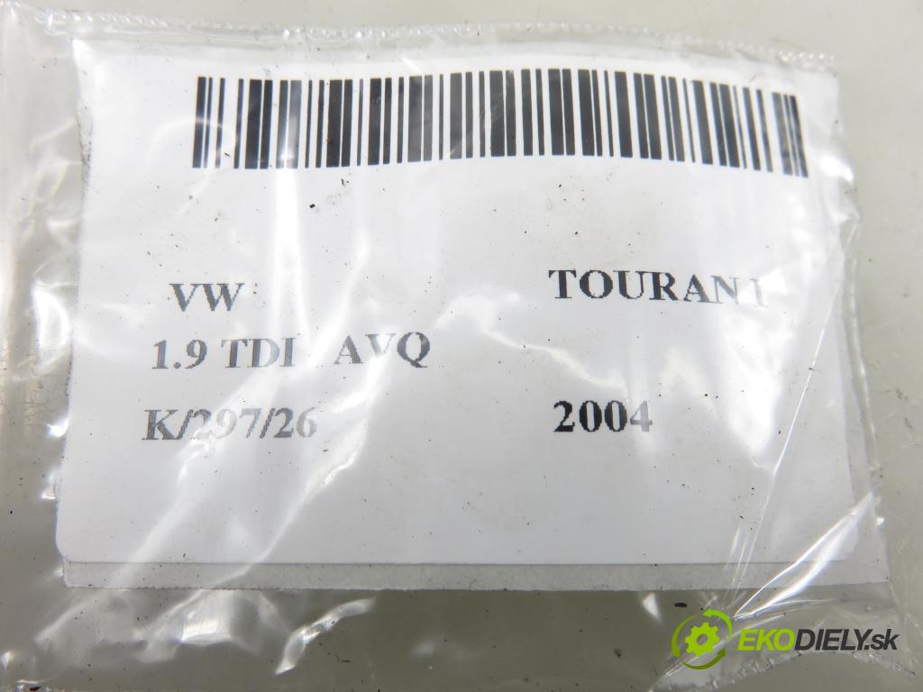 VW TOURAN (1T1, 1T2) MINIVAN 2004 74,00 1.9 TDI PD 100 - AVQ 1896,00 Mechanizmus stieračov predný 1T0955120 ; 0390241718 (Motorček stieračov predný)