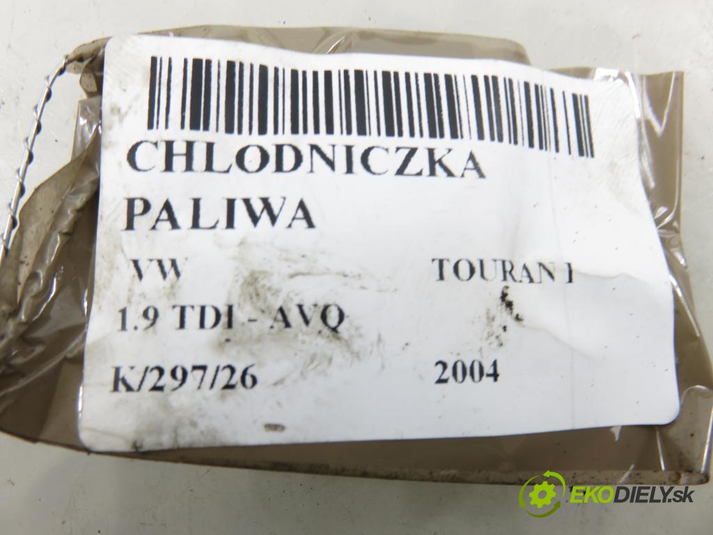 VW TOURAN (1T1, 1T2) MINIVAN 2004 74,00 1.9 TDI PD 100 - AVQ 1896,00 Chladič paliva 1K0203491