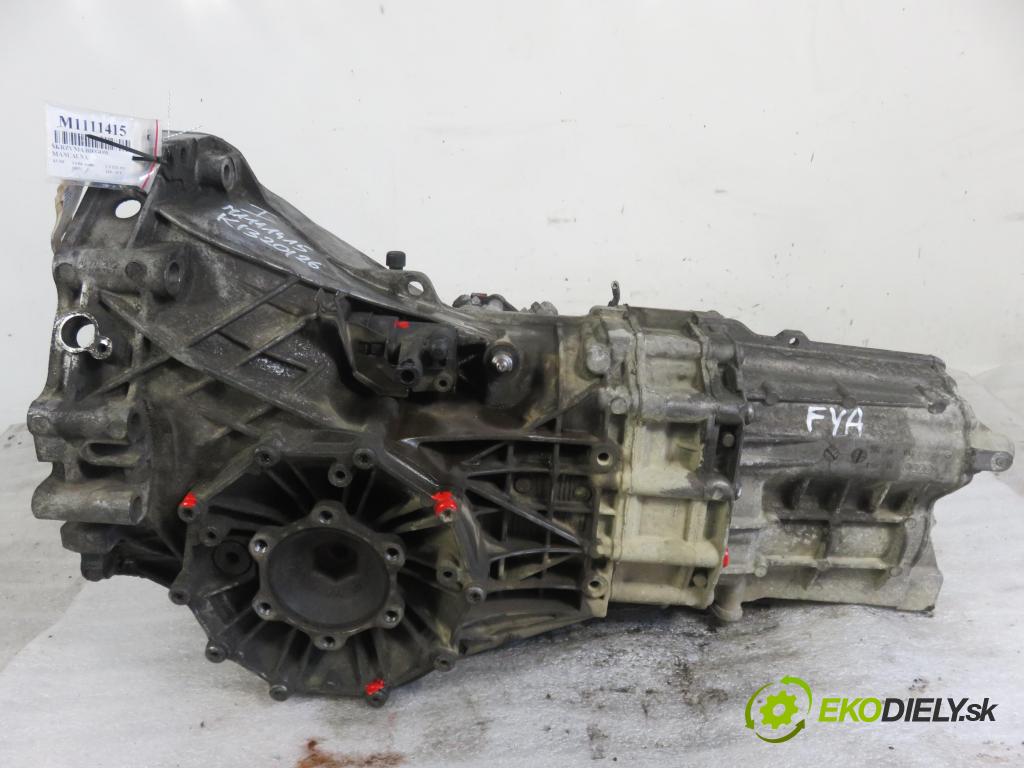 AUDI A4 Avant (8E5, B6) KOMBI 2003 96,00 1.9 TDI PD 130 - AVF 1896,00 Prevodovka MANUALNA FYA