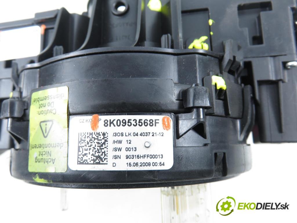 AUDI A4 Avant (8K5, B8) KOMBI 2008 100,00 2.0 TDI - CAGB 1968,00 páčka/prepínač 8K0953502BK ; 8K0953568F