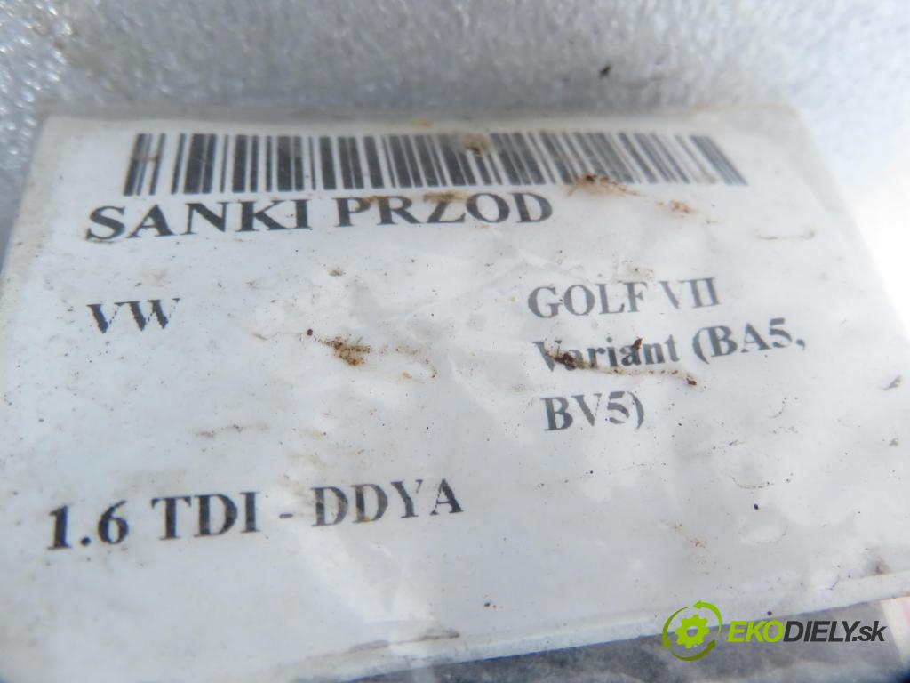 VW GOLF VII Variant (BA5, BV5) KOMBI 2019 850,00 1.6 TDI CR 115 - DGTE 1598,00 PŘEDNÍ: