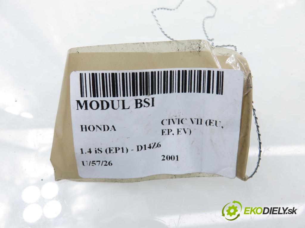 HONDA CIVIC VII Hatchback (EU, EP, EV) HB 2001 66,00 1.4 iS (EP1) 90 - D14Z6 1396,00 MODUL BSI 3820AS6AG101