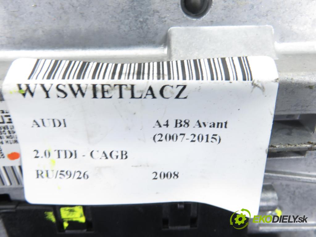 AUDI A4 Avant (8K5, B8) KOMBI 2008 100,00 2.0 TDI - CAGB 1968,00 ZOBRAZIT: 8T0919603C