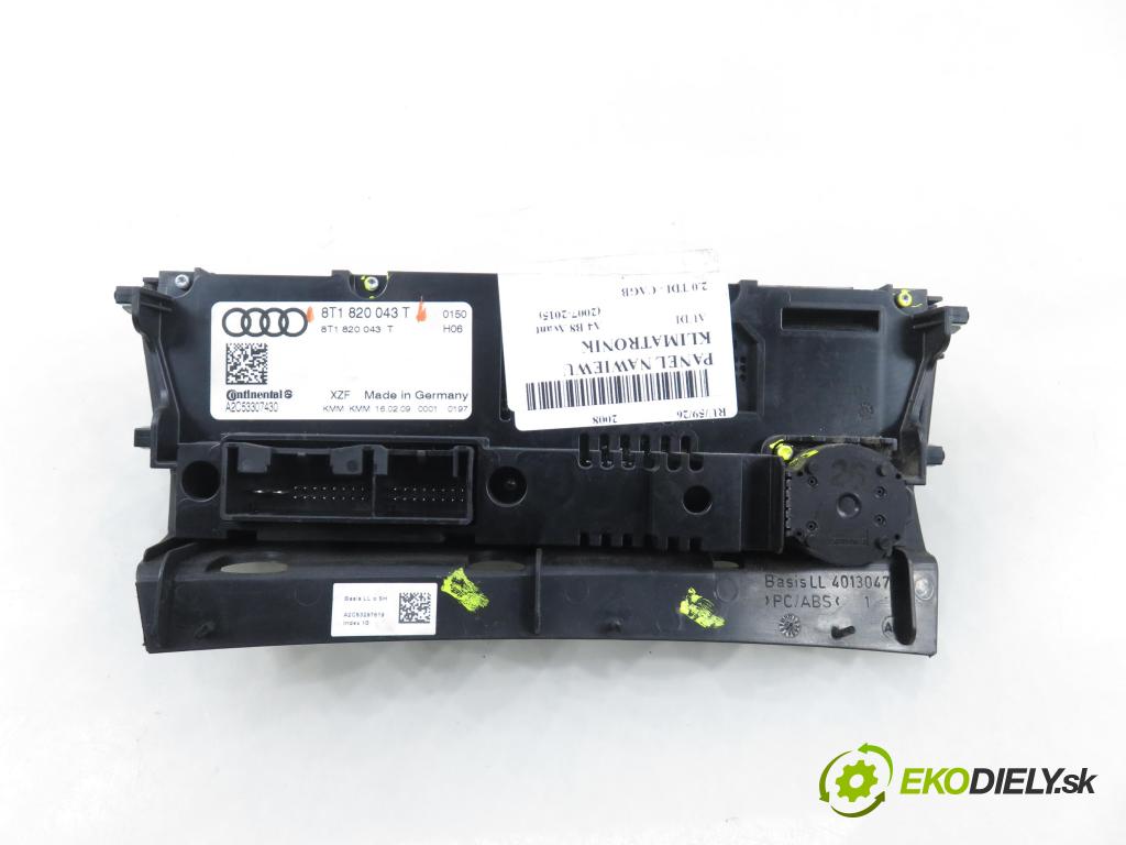 AUDI A4 Avant (8K5, B8) KOMBI 2008 100,00 2.0 TDI - CAGB 1968,00 Panel topení KLIMATRONIK 8T1820043T