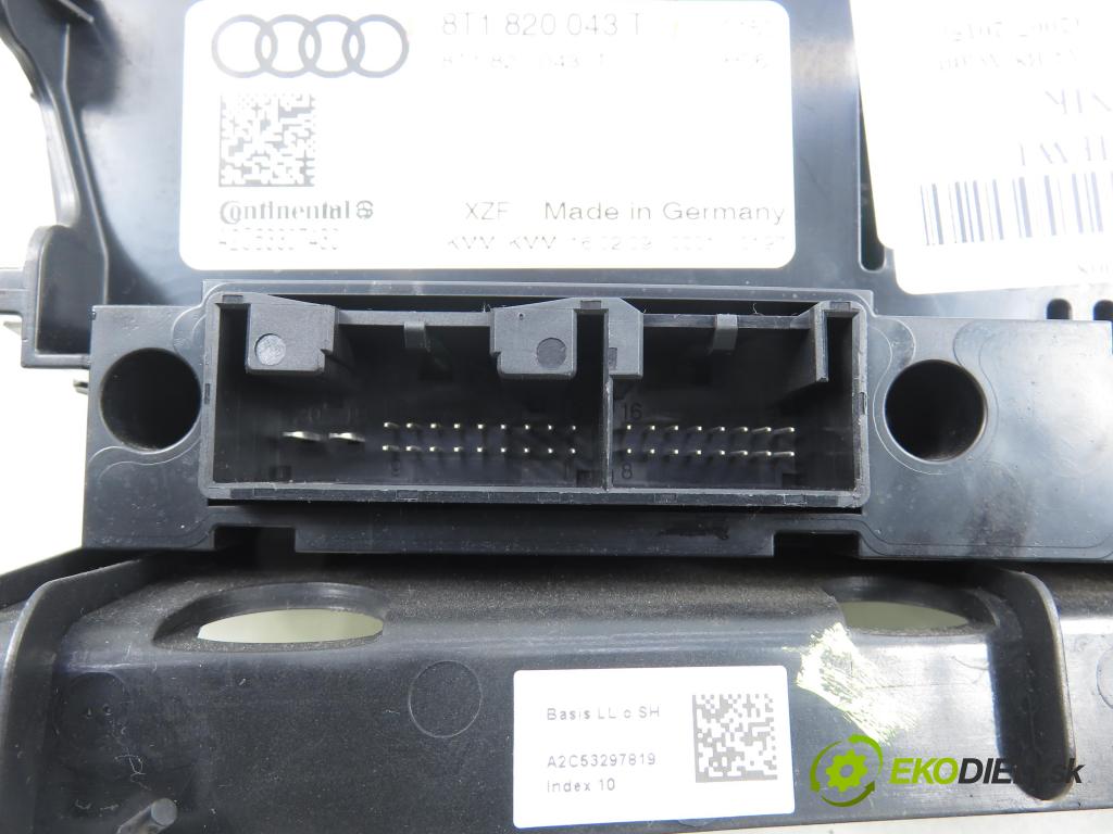 AUDI A4 Avant (8K5, B8) KOMBI 2008 100,00 2.0 TDI - CAGB 1968,00 Panel topení KLIMATRONIK 8T1820043T