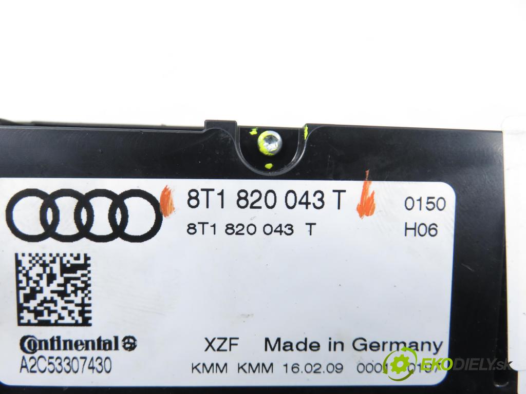 AUDI A4 Avant (8K5, B8) KOMBI 2008 100,00 2.0 TDI - CAGB 1968,00 Panel topení KLIMATRONIK 8T1820043T