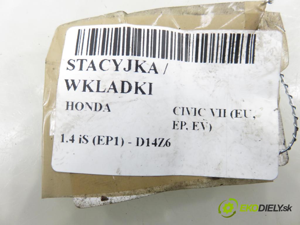 HONDA CIVIC VII Hatchback (EU, EP, EV) HB 2001 66,00 1.4 iS (EP1) 90 - D14Z6 1396,00 spinačka / zámky 39730S5A