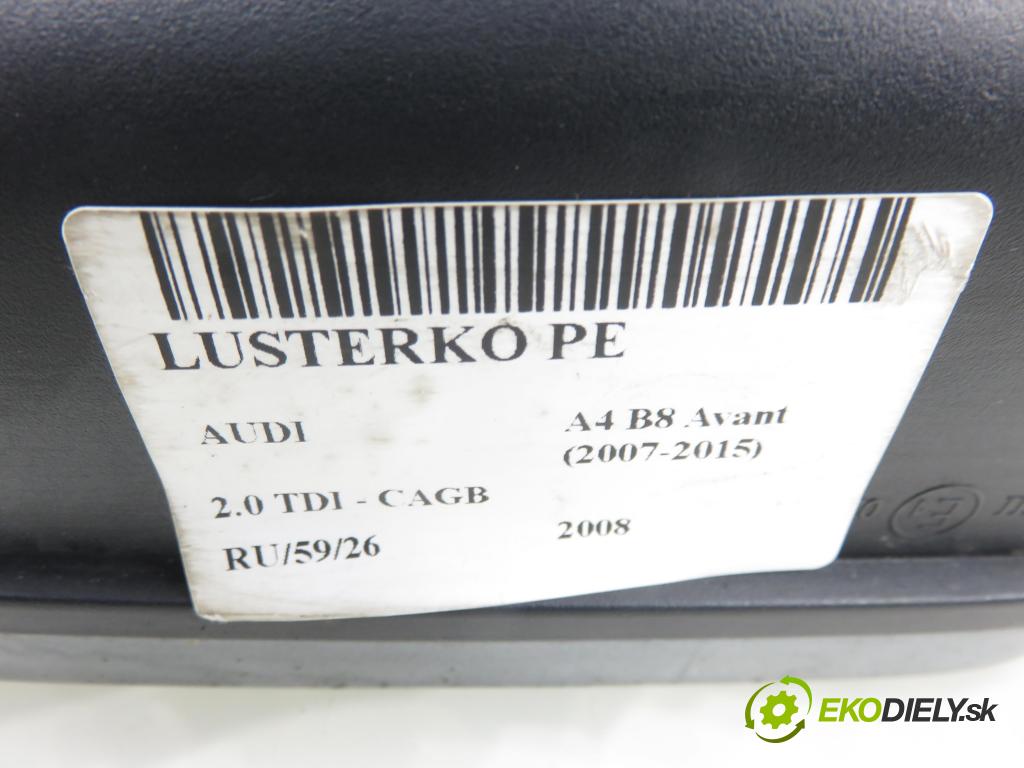 AUDI A4 Avant (8K5, B8) KOMBI 2008 100,00 2.0 TDI - CAGB 1968,00 zpětné zrcátko