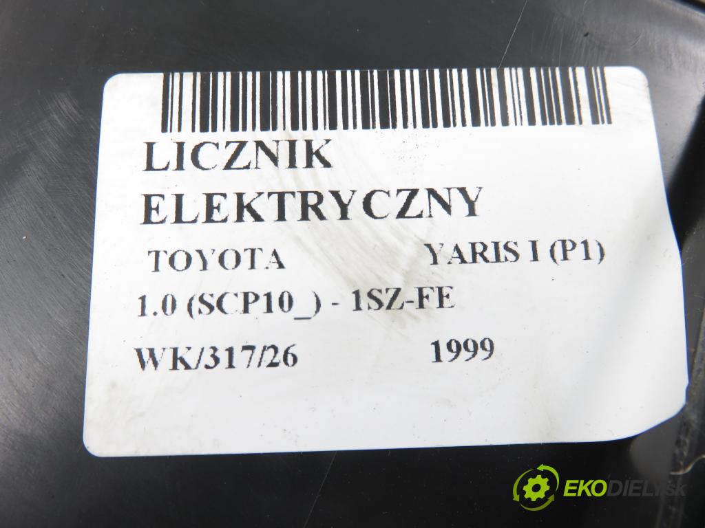TOYOTA YARIS (_P1_) HB 1999 50,00 1.0 VVT- i 68 - 1SZ-FE 998,00 prístrojovka elektrický 8380052120 ; 4573000146