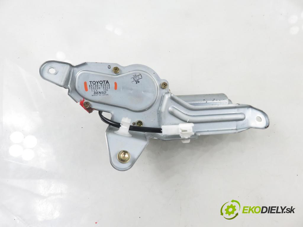 TOYOTA YARIS (_P1_) HB 1999 50,00 1.0 VVT- i 68 - 1SZ-FE 998,00 motorek stěrače ZADNÍ: 8513052010 ; 1592004053