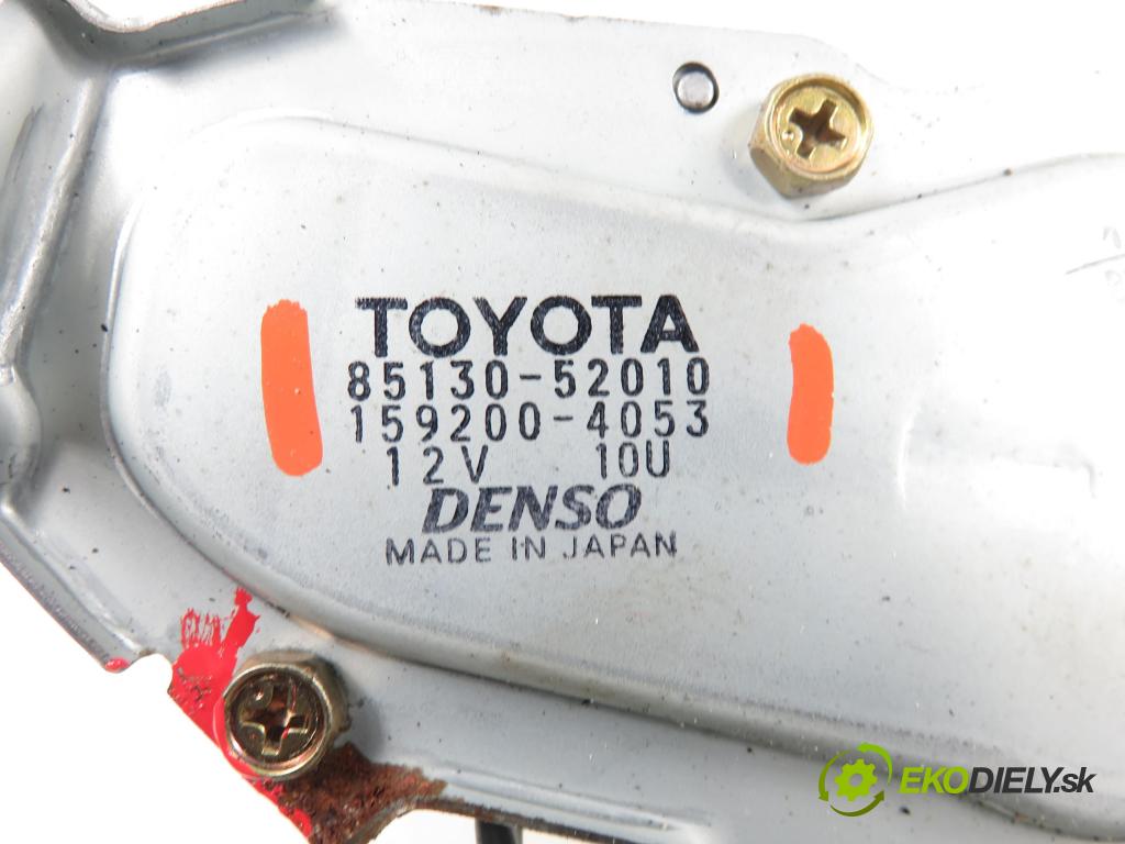 TOYOTA YARIS (_P1_) HB 1999 50,00 1.0 VVT- i 68 - 1SZ-FE 998,00 motorek stěrače ZADNÍ: 8513052010 ; 1592004053