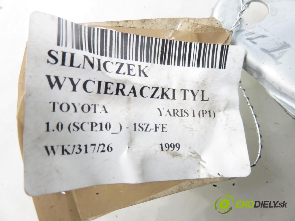 TOYOTA YARIS (_P1_) HB 1999 50,00 1.0 VVT- i 68 - 1SZ-FE 998,00 motorek stěrače ZADNÍ: 8513052010 ; 1592004053