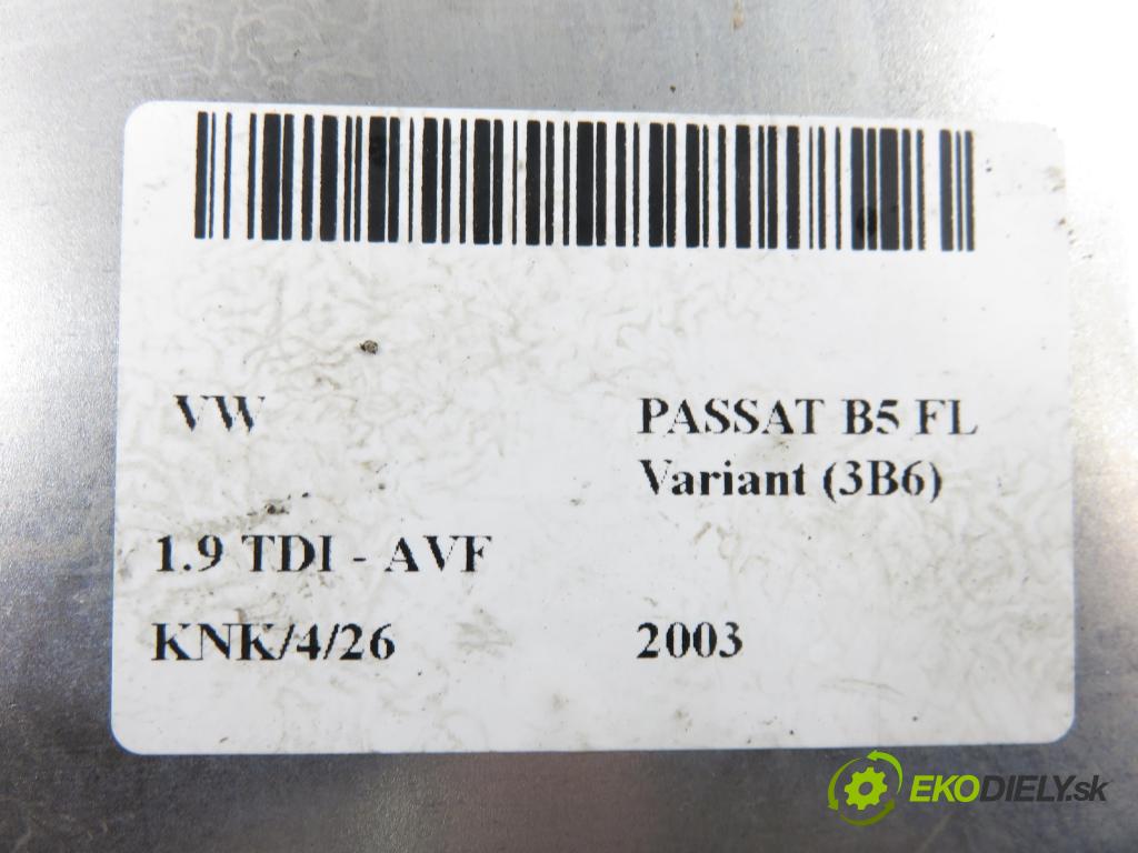 VW PASSAT B5.5 Variant (3B6) KOMBI 2003 96,00 1.9 TDI - AVF 1896,00 Riadiaca jednotka prevodovky 0260002771 ; 3B0927156S