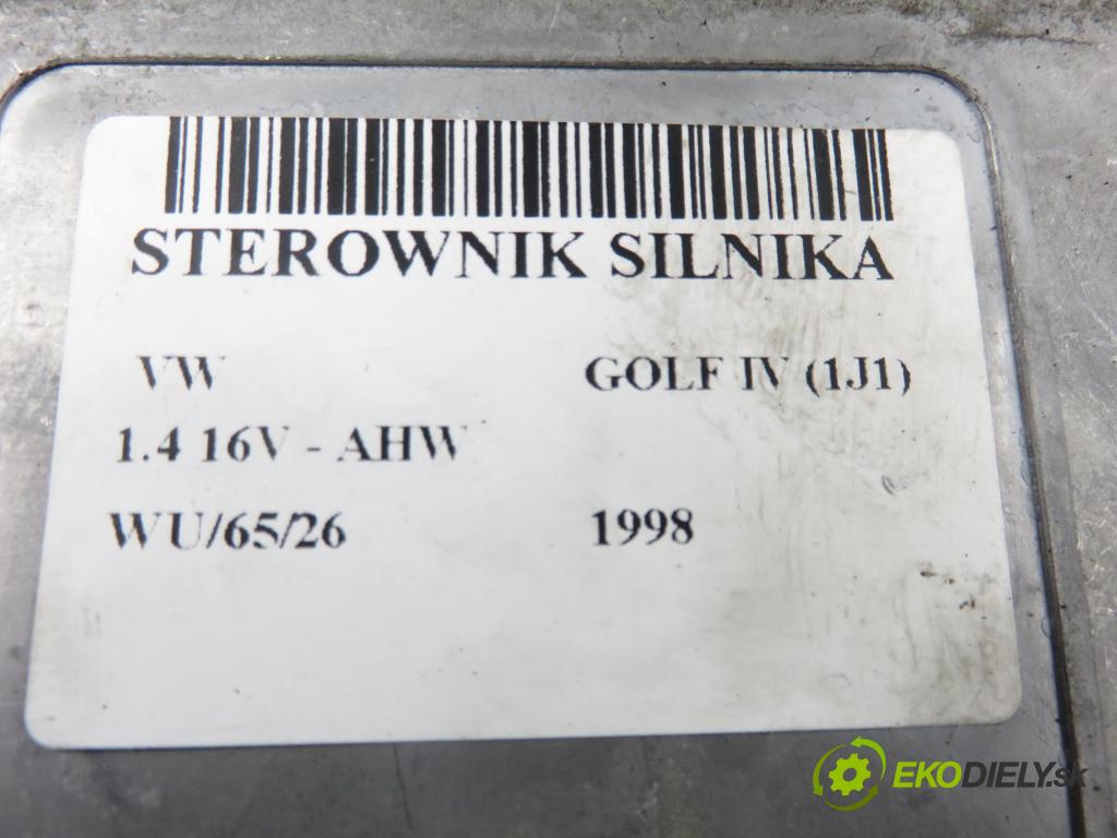 VW GOLF IV (1J1) HB 1998 55,00 1.4 16V - AHW 1390,00 řídící jednotka motora 036906014CG ; 6160034614