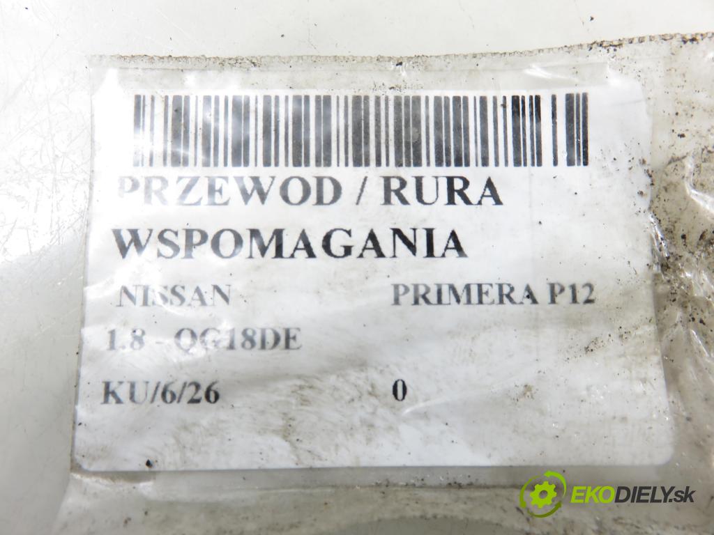 NISSAN PRIMERA (P12) LIFTBACK 2004 85,00 1.8 - QG18DE 1769,00 rúrka / Rúra servočerpadlo
