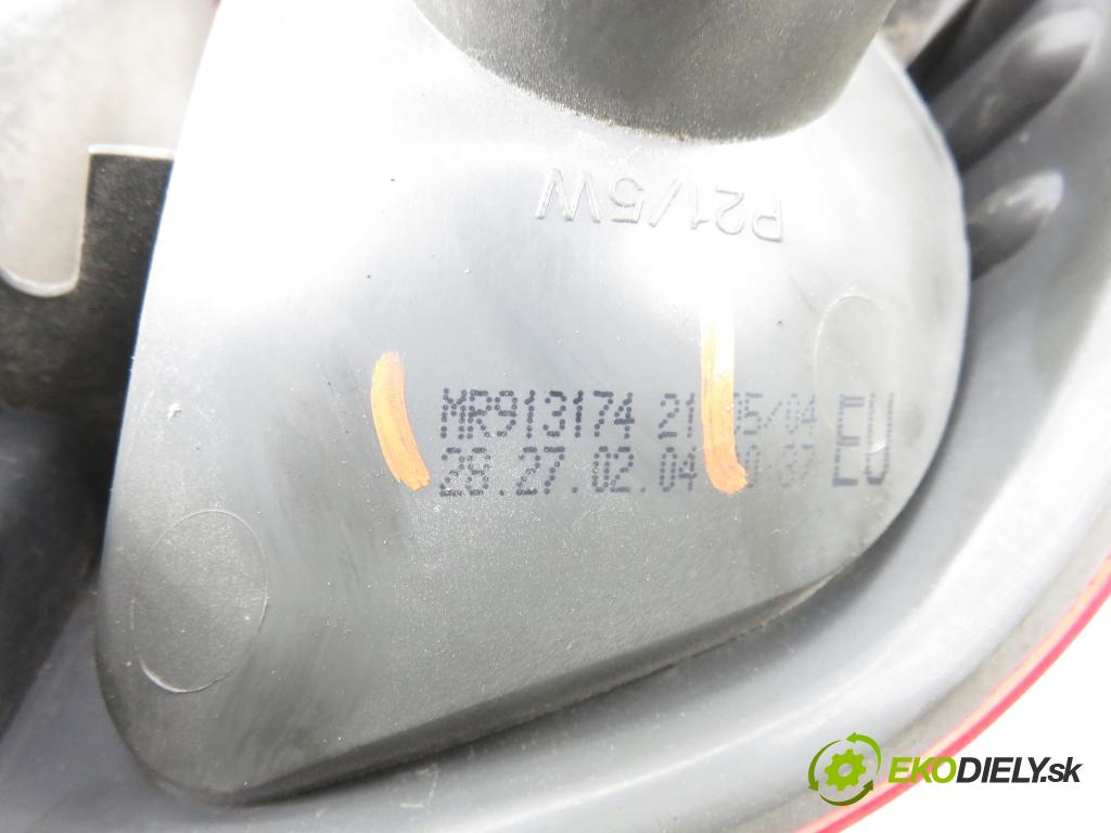 MITSUBISHI SPACE STAR nadwozie wielkoprzestrzenne (MPV) (DG_A) MINIVAN 2004 72,00 1.6 16V (DG3A) 98 - 4G18 1584,00 světlo pravé zadní MR913174