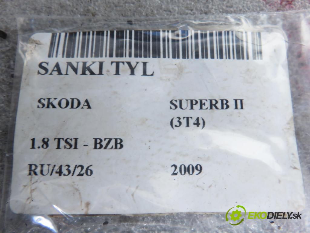 SKODA SUPERB II (3T4) LIFTBACK 2009 118,00 1.8 TSI - BZB 1798,00 ZADNÍ: 5N0505235Q