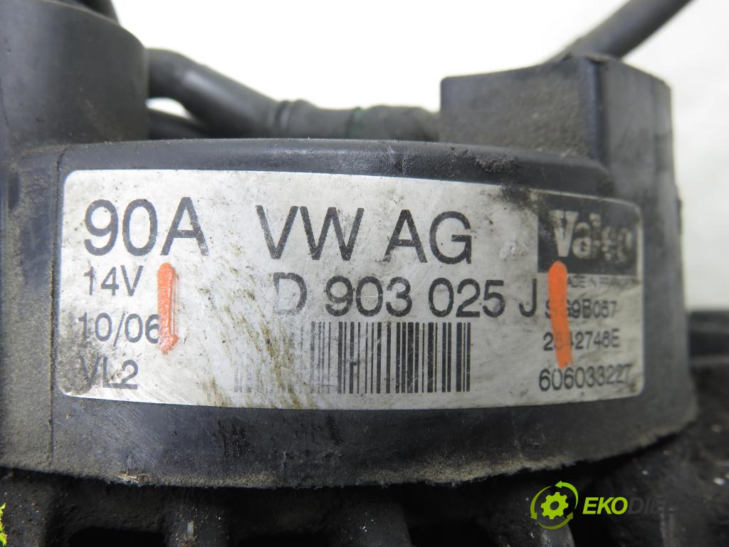 VW POLO (9N_) HB 2006 40,00 1.2 - BMD 1198,00 Alternátor 03D903025J (Alternátor)