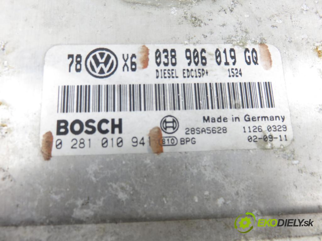 VW PASSAT B5.5 Variant (3B6) KOMBI 2002 96,00 1.9 TDI PD 130 - AVF 1896,00 Riadiaca jednotka Motor 038906019GQ ; 0281010941